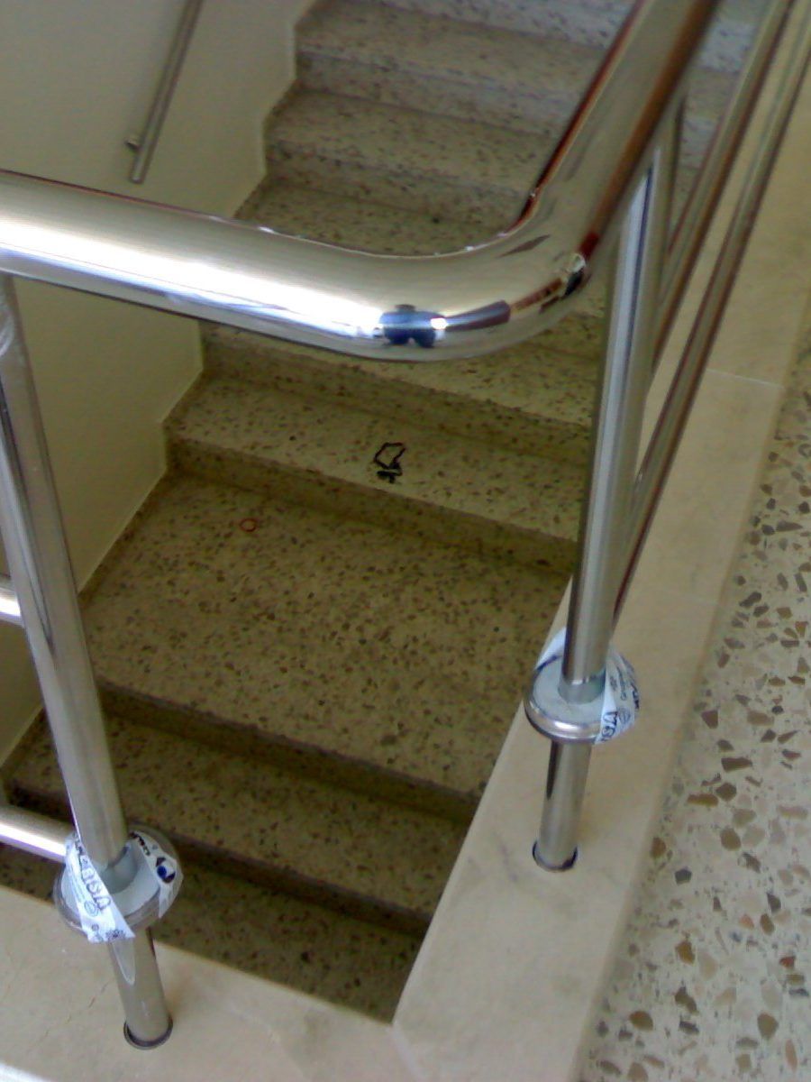 BARANDILLA ESCALERA ACERO INOXIDABLE
